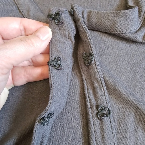 J.Jill Wherever Long Sleeve Cardigan. Size M Dark Gray. - Picture 5 of 12